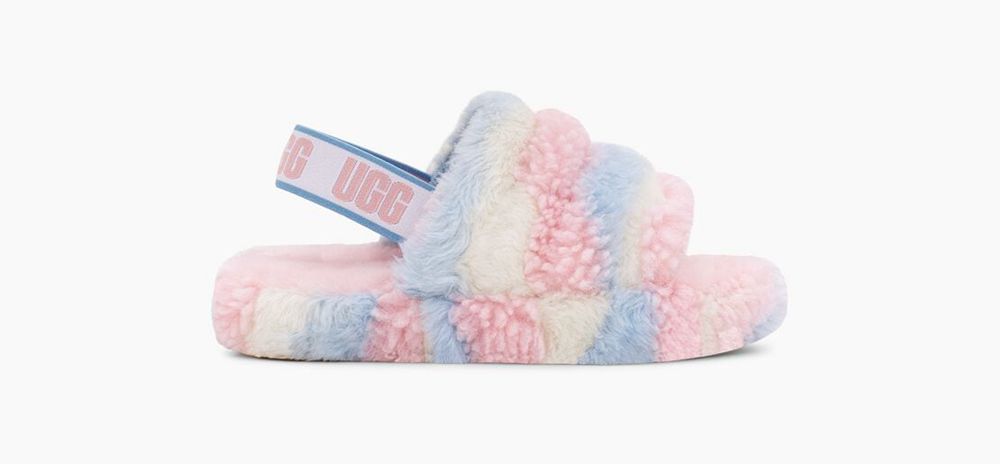 Ugg Slides Canada - Ugg Kids' Fluff Yeah Cali Collage Stripes